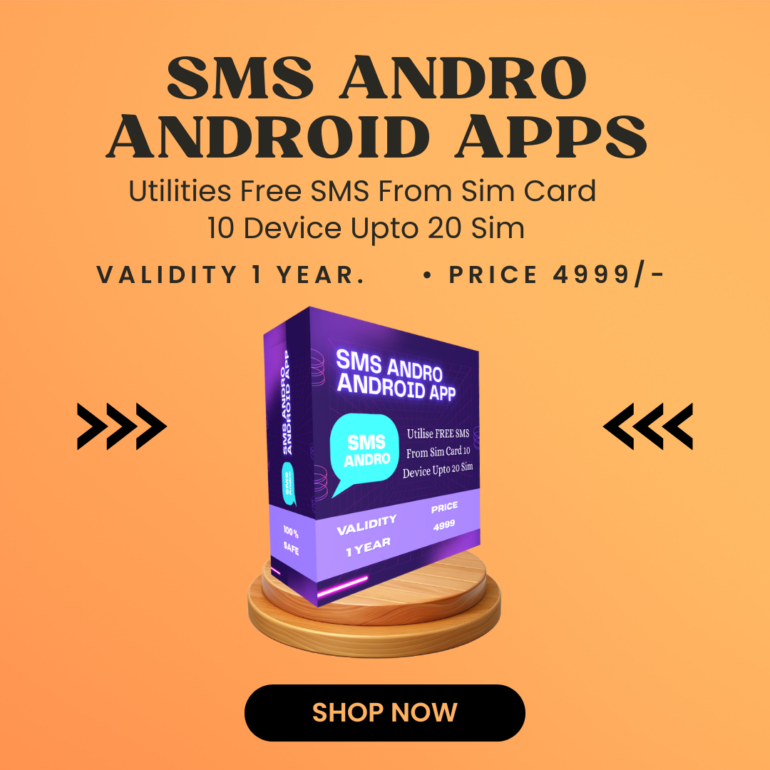 SMS ANDRO 10 device 20 sim SMS Andro – Free SIM SMS Automation for Android Devices Enterprise - Image 1